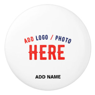 POMO DE CERÁMICA PERSONALIZABLE MODERNO ESTILO BLANCO VERIFICADO MA