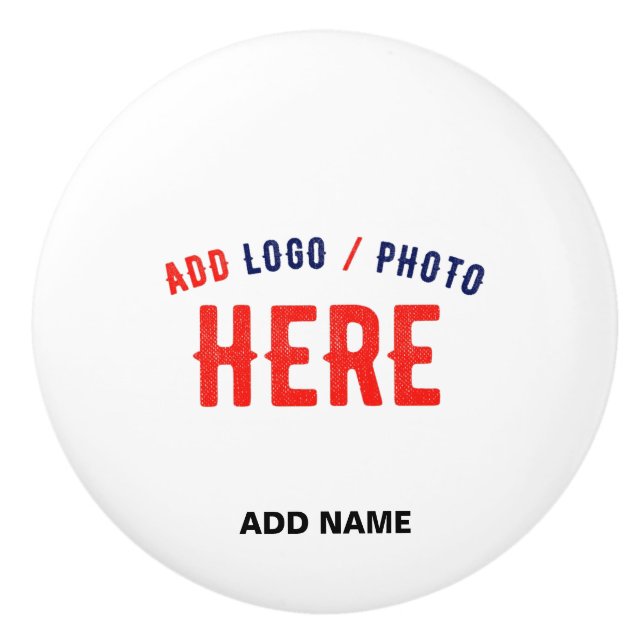 POMO DE CERÁMICA PERSONALIZABLE MODERNO ESTILO BLANCO VERIFICADO MA (Anverso)