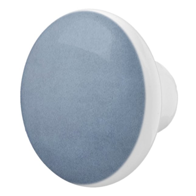 Pomo De Cerámica Personalizado redondo azul denim claro Knob cerámi (Derecha)