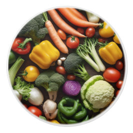 Pomo De Cerámica Personalizado vegetal Cubo de cerámica