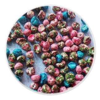 Pomo De Cerámica Personalizado WSSBX 'cuentas en rosa y azul Knob d