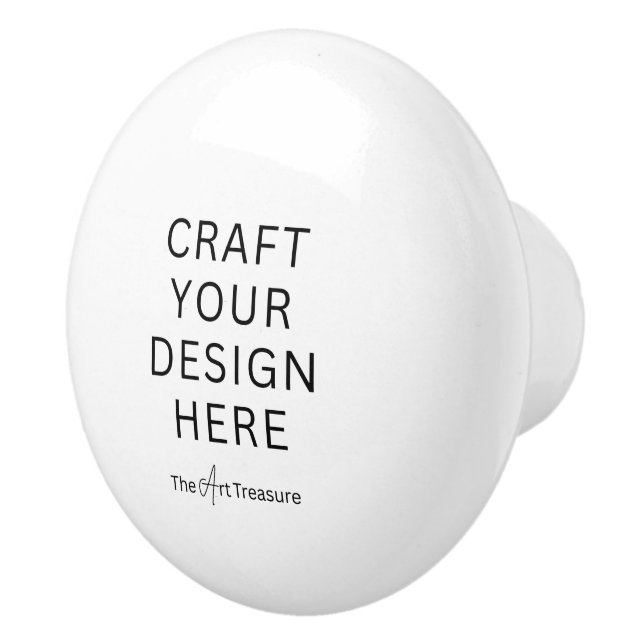 Pomo De Cerámica Personalize Custom Cabinet Drawer Pulls Knobs (Derecha)