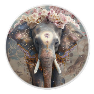 Pomo De Cerámica Petales y truncos