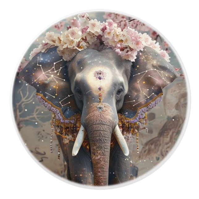 Pomo De Cerámica Petales y truncos (Anverso)