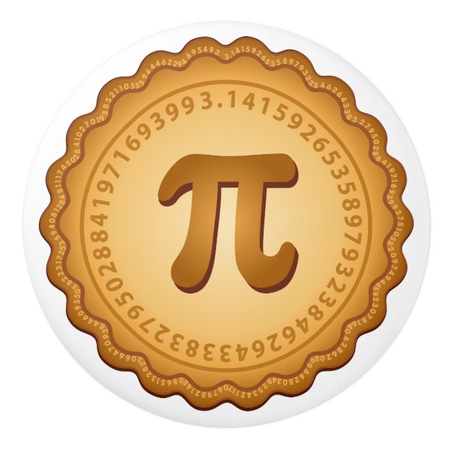 Pomo De Cerámica Pi Knobs para tu escritorio de matemáticas (Anverso)