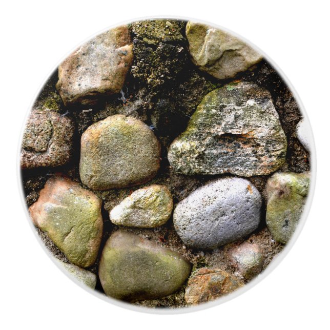 Pomo De Cerámica Piedra de campo (Anverso)