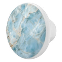 Piedra preciosa estética lujosa azul claro moderna