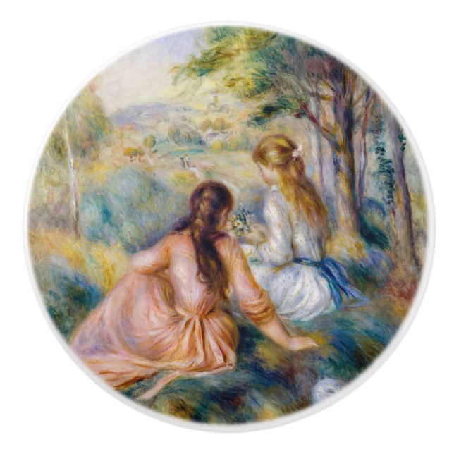 Pomo De Cerámica Pierre-Auguste Renoir - In the Meadow (Anverso)