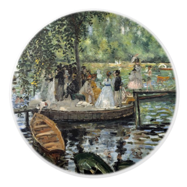 Pomo De Cerámica Pierre-Auguste Renoir - La Grenouillere (Anverso)