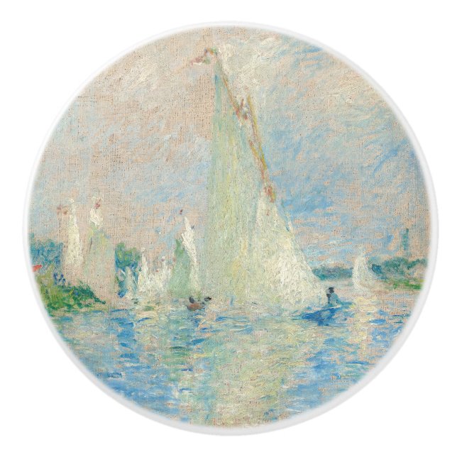Pomo De Cerámica Pierre-Auguste Renoir - Regatta en Argentina (Anverso)
