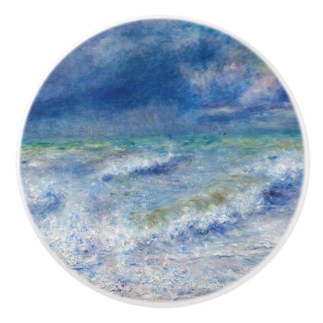 Pomo De Cerámica Pierre-Auguste Renoir - Seascape (Anverso)
