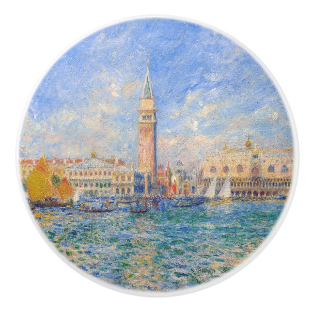 Pomo De Cerámica Pierre-Auguste Renoir - Venecia, el Palacio del Do (Anverso)