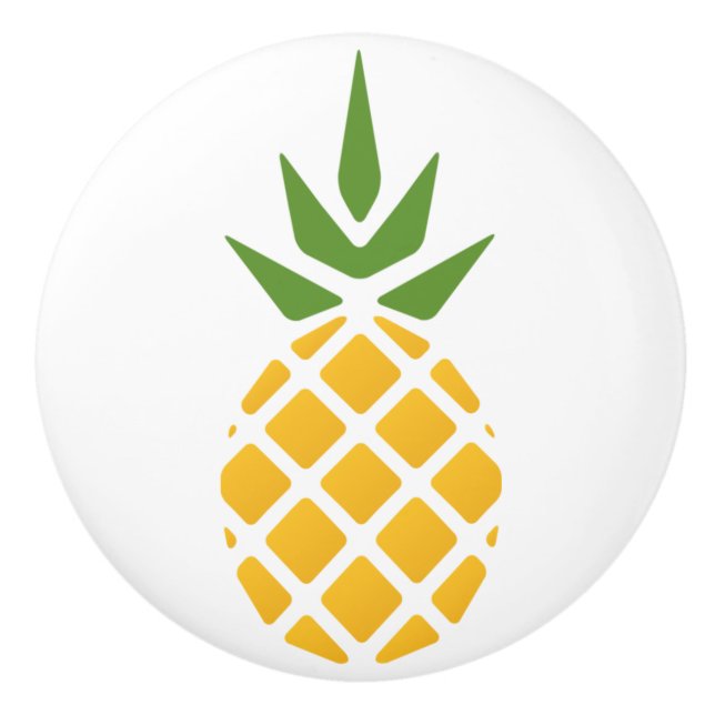 Pomo De Cerámica Piña (Anverso)