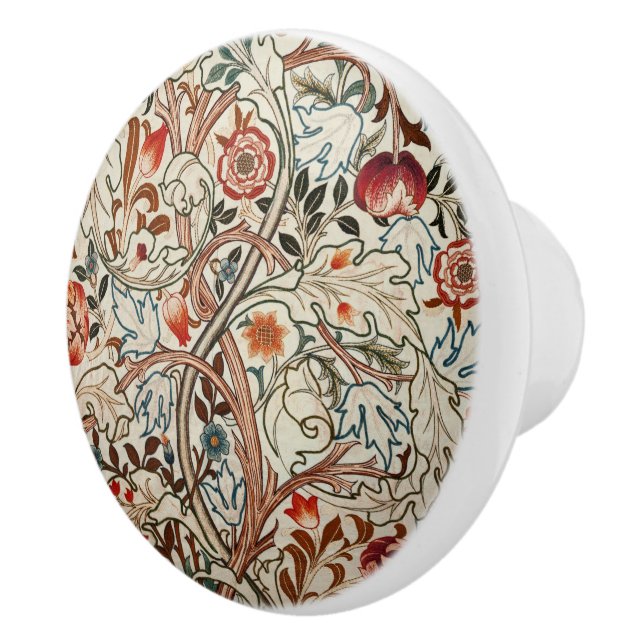 Pomo De Cerámica Pintura de cerámica William Morris (Derecha)