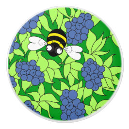 Pomo De Cerámica Pizarra cerámica Blueberry
