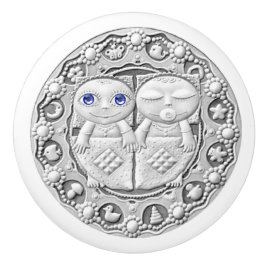 Pomo De Cerámica Pizarra cerámica Gemini