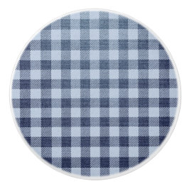 Pomo De Cerámica Placa azul