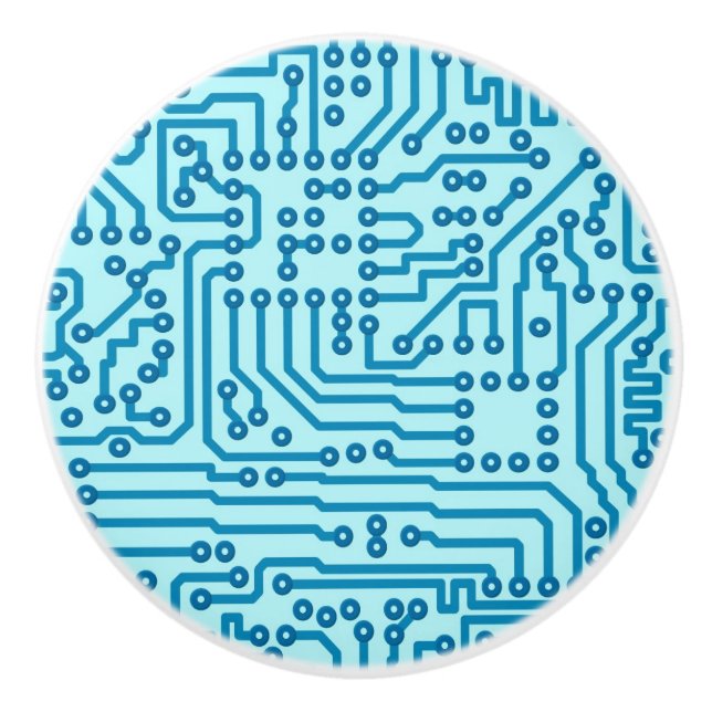 Pomo De Cerámica Placa de circuito electrónica de Digitaces (Anverso)