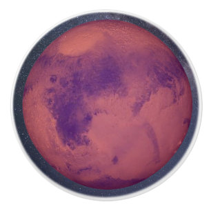 Pomo De Cerámica Planet Mars