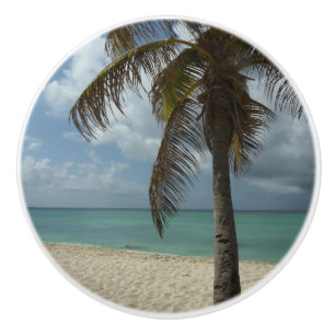 Pomo De Cerámica Playa de Aruba I Bella Escena Natural