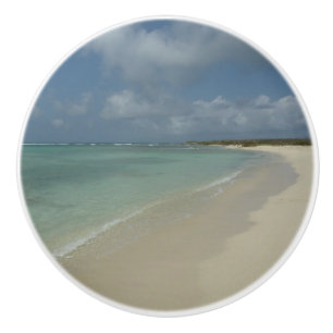 Pomo De Cerámica Playa de Aruba II Bonita Escena Natural