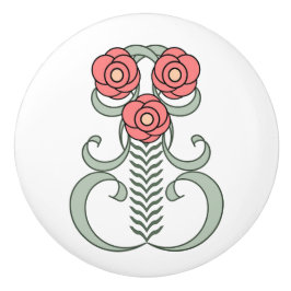 Pomo De Cerámica Poignée en Céramique Art Déco