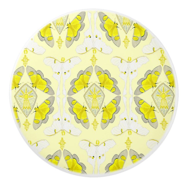 Pomo De Cerámica Polilla Lunar  (Anverso)