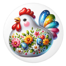 Pomo De Cerámica Pollo cerámico