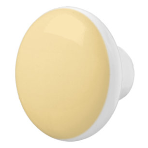 Pomo De Cerámica Popcorn Mantequilla Amarillo Color sólido Imprimir