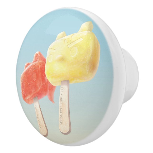 Pomo De Cerámica Popsicles de caracteres (Derecha)