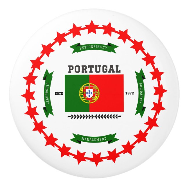 Pomo De Cerámica Portugal (Anverso)