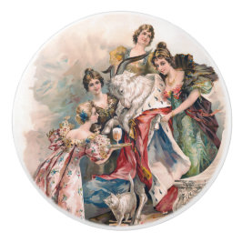 Pomo De Cerámica Poster de publicidad de cerveza de época