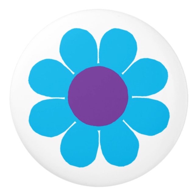 Pomo De Cerámica Potencia de flor (Anverso)