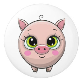 Pomo De Cerámica Precious Animals Theme Ceramic Knob