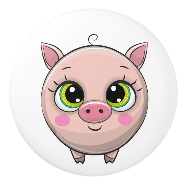 Pomo De Cerámica Precious Animals Theme Ceramic Knob (Anverso)