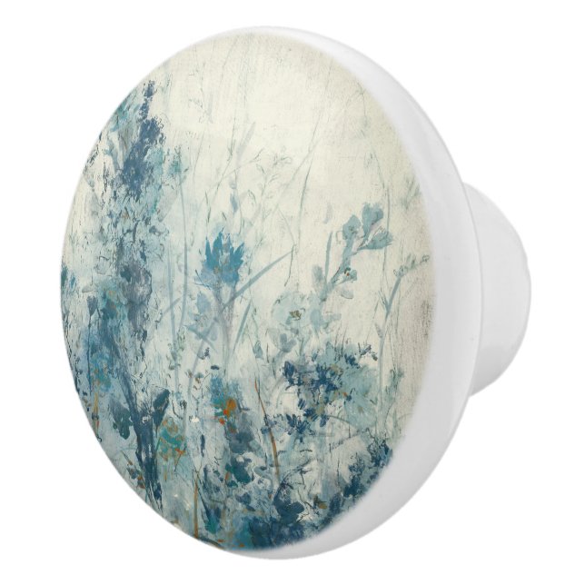 Pomo De Cerámica Primavera Azul (Derecha)