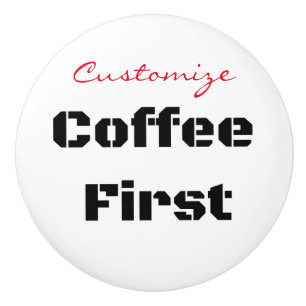 Pomo De Cerámica Primer café Thunder_Cove