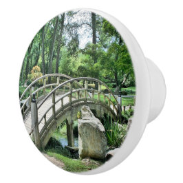 Pomo De Cerámica Puente de arco de Japón