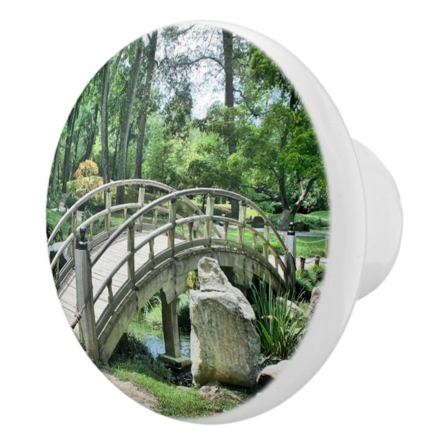 Pomo De Cerámica Puente de arco de Japón (Derecha)