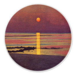 Pomo De Cerámica Puesta de sol (por Félix Vallotton)