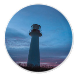 Pomo De Cerámica Punado de puerta, foto faro