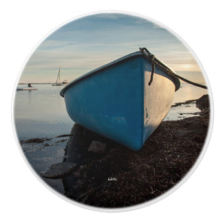 Pomo De Cerámica Punado de puerta, fotografía de una barca