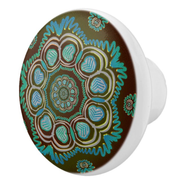 Pomo De Cerámica Punado Jimette Diseño colección 2019. (Derecha)