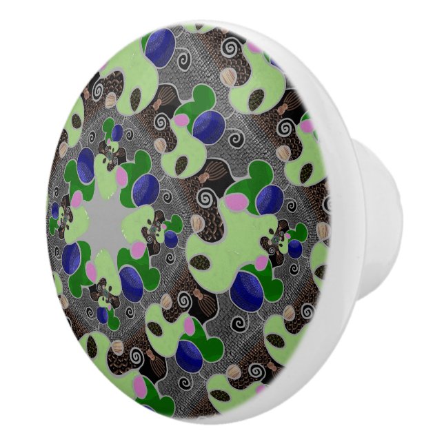 Pomo De Cerámica Punado Jimette Diseño colección 2019. (Derecha)