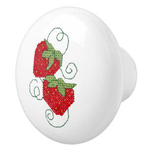 Pomo De Cerámica Puntada cruzada de las fresas