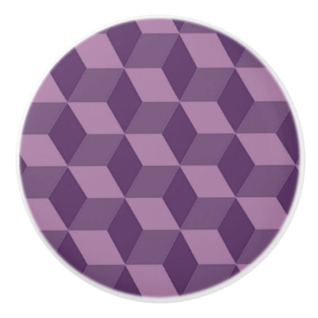 POMO DE CERÁMICA PURPLE CUBES (Anverso)