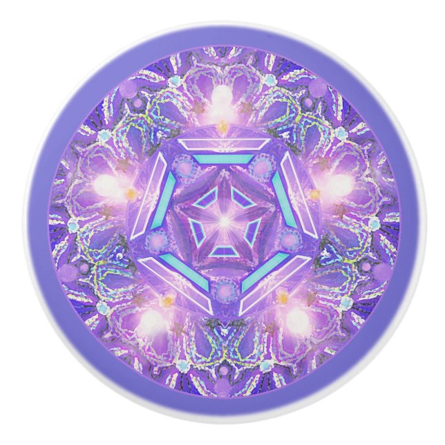 Pomo De Cerámica Púrpura W1 (Anverso)