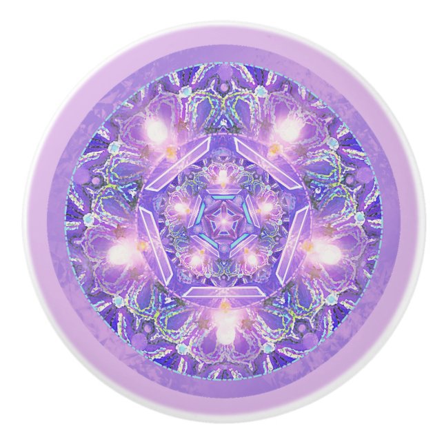 Pomo De Cerámica Púrpura W1 (Anverso)