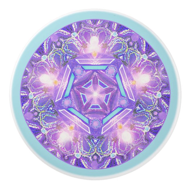 Pomo De Cerámica Púrpura W1 (Anverso)