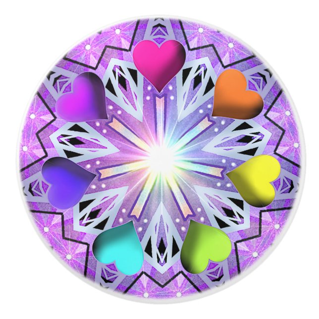 Pomo De Cerámica Púrpura W2 (Anverso)